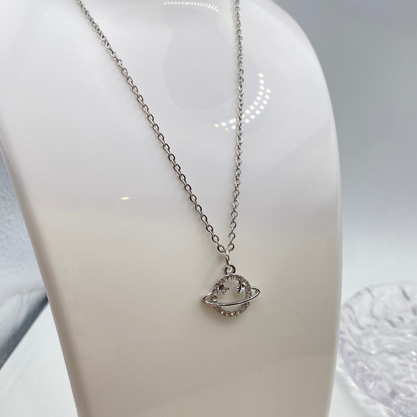 Sparkly Planet Necklace