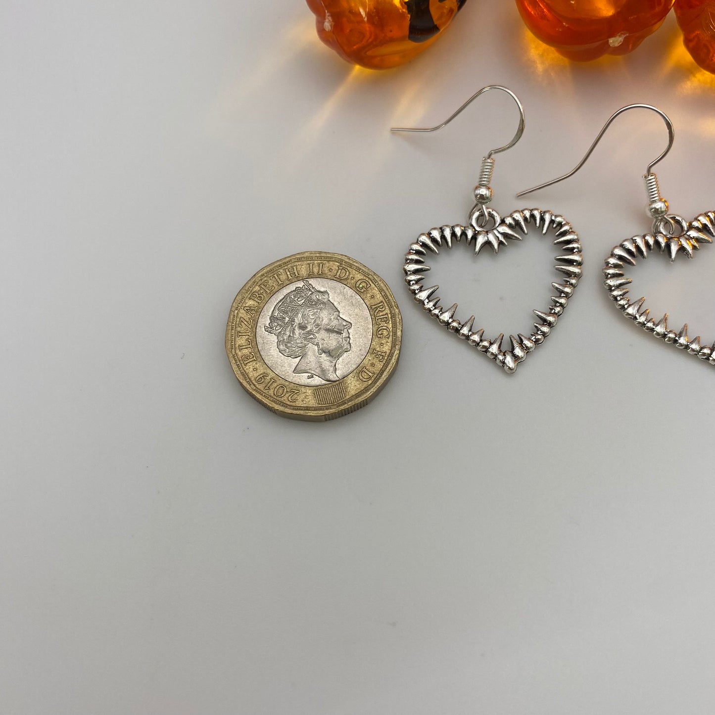 Spiky Heart Earrings