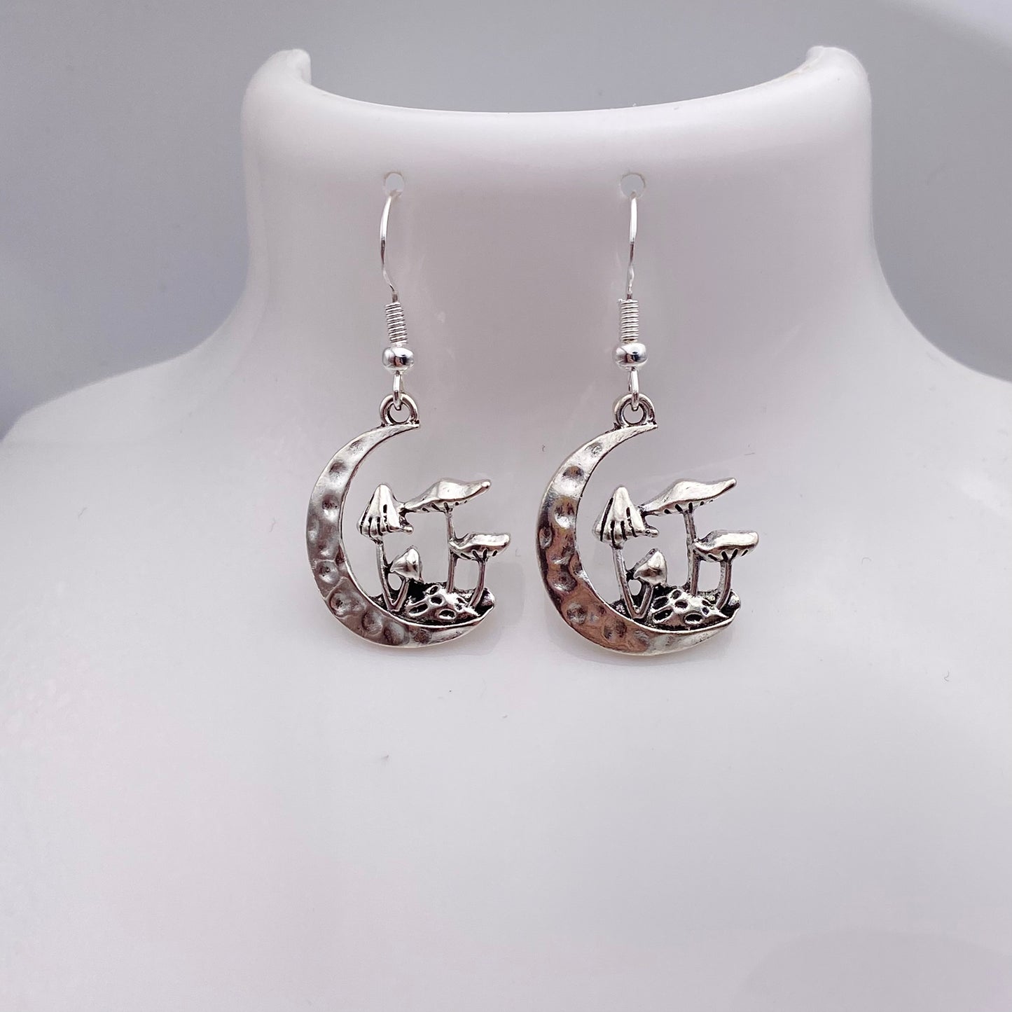 Moon Toadstool Earrings