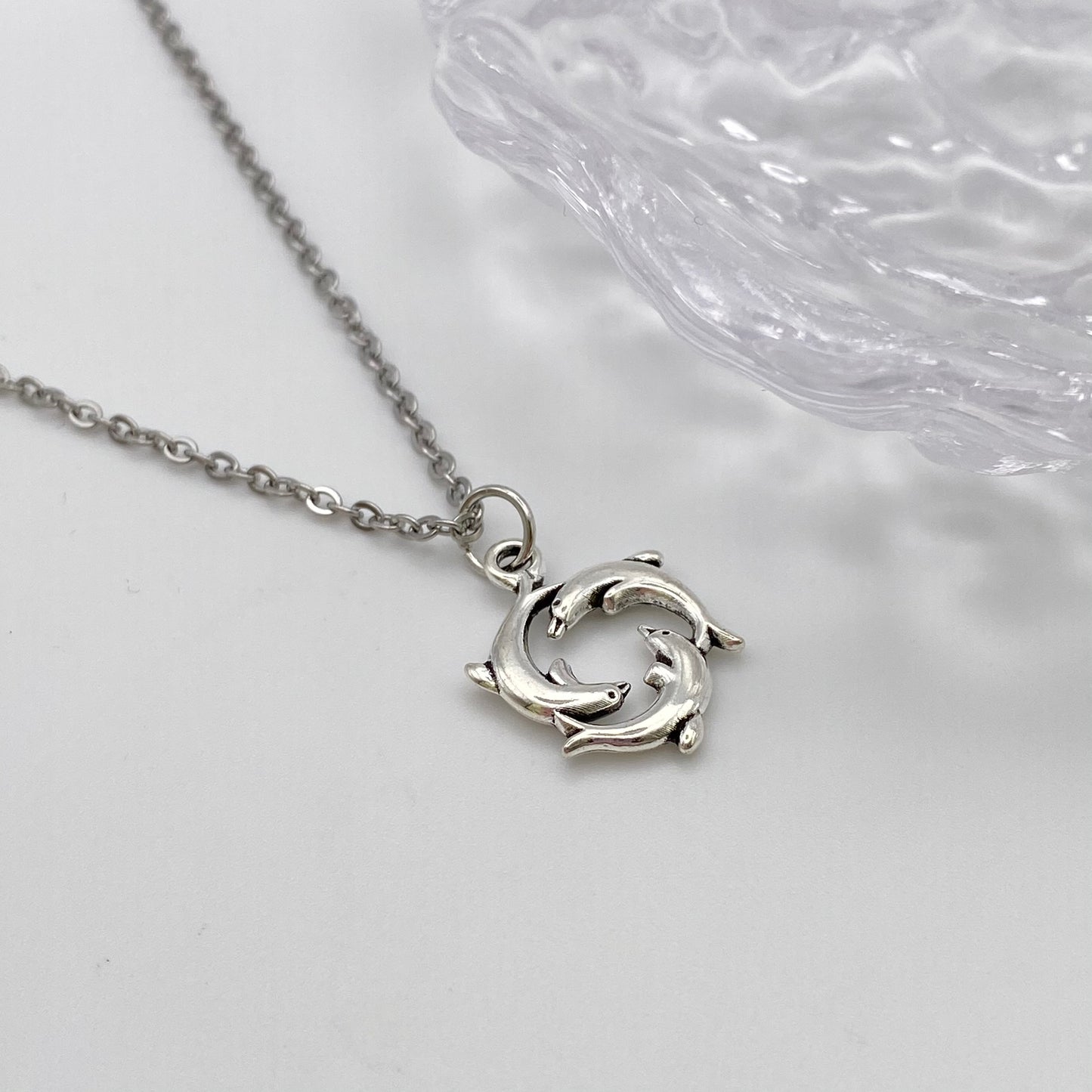 Dolphin Group Necklace