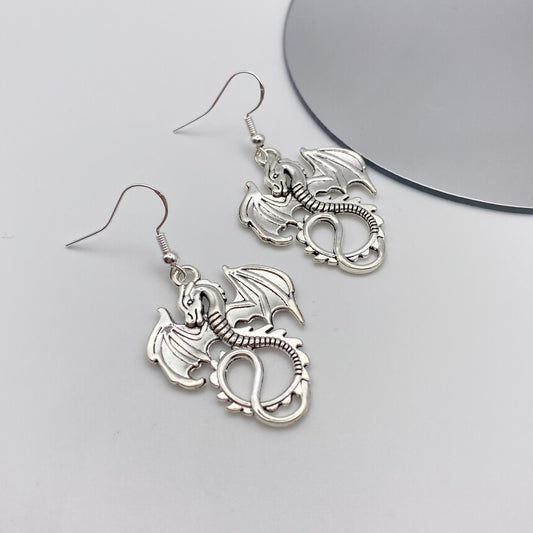 Big Dragon Earrings