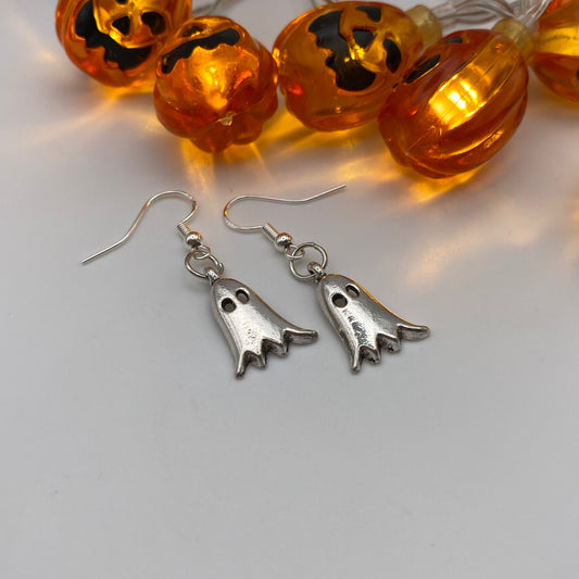 Silver Ghost Earrings