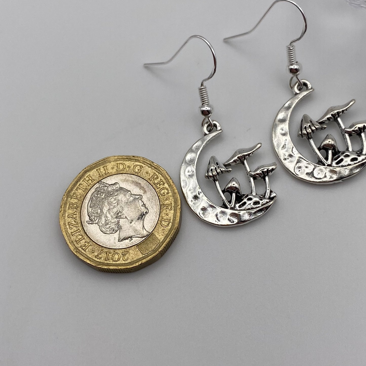 Moon Toadstool Earrings
