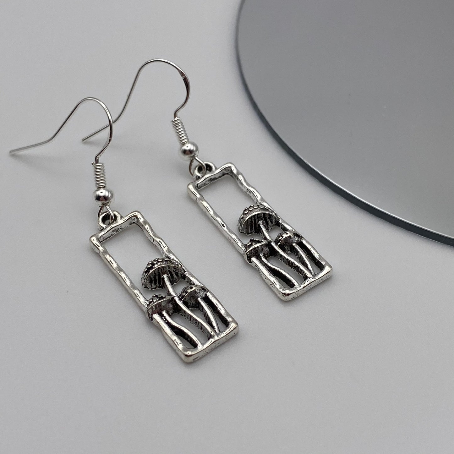 Triple Mushroom Nook Earrings