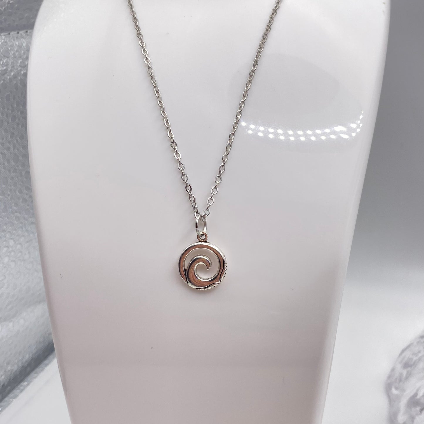 Wave Swirl Necklace