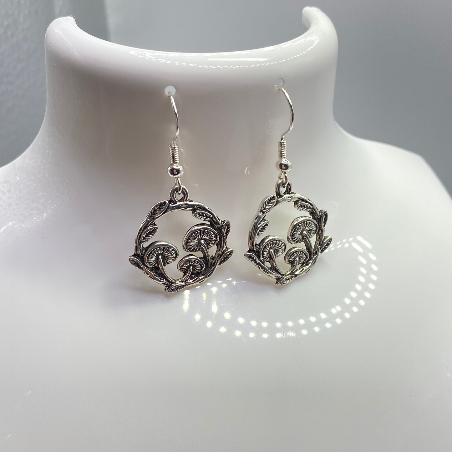 Mushroom Wreath Earrings