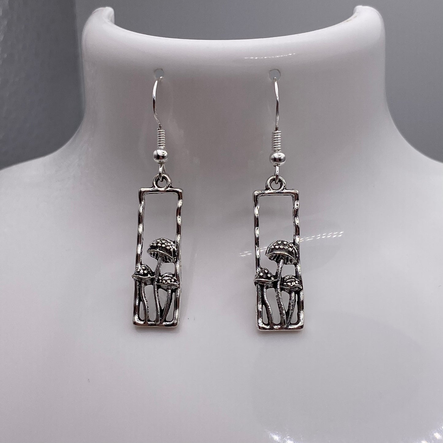 Triple Mushroom Nook Earrings