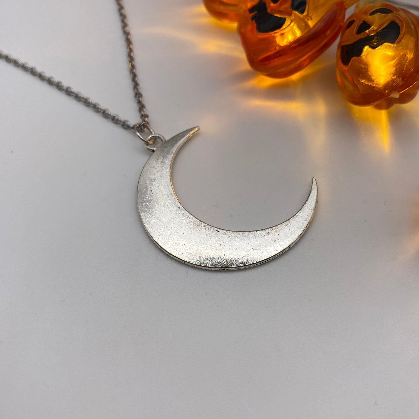 Big Crescent Moon Necklace