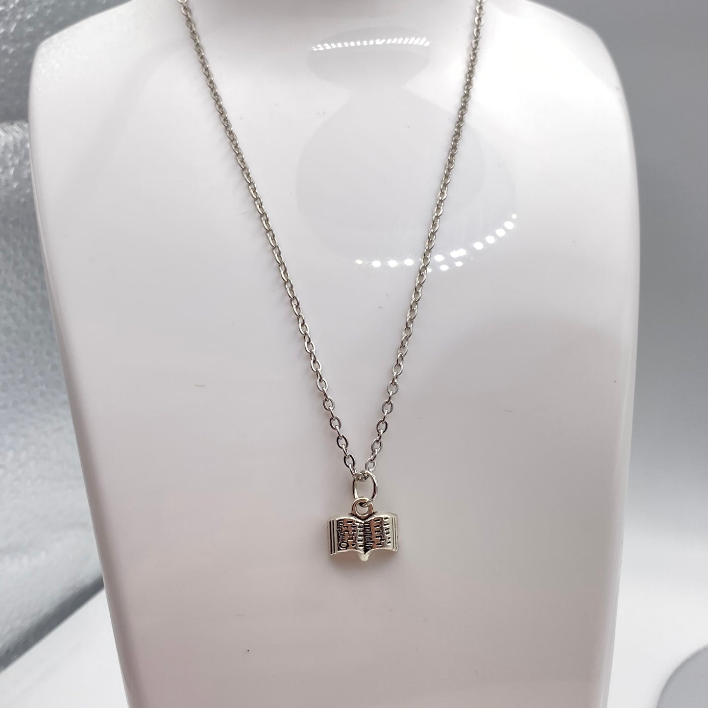 Small Book Necklace