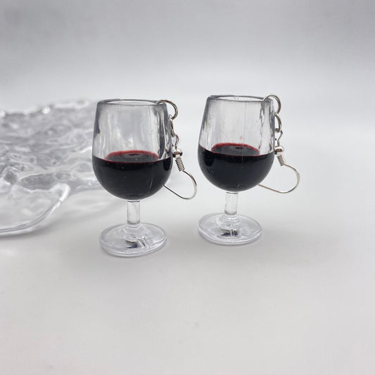 Wine Glass Earrings