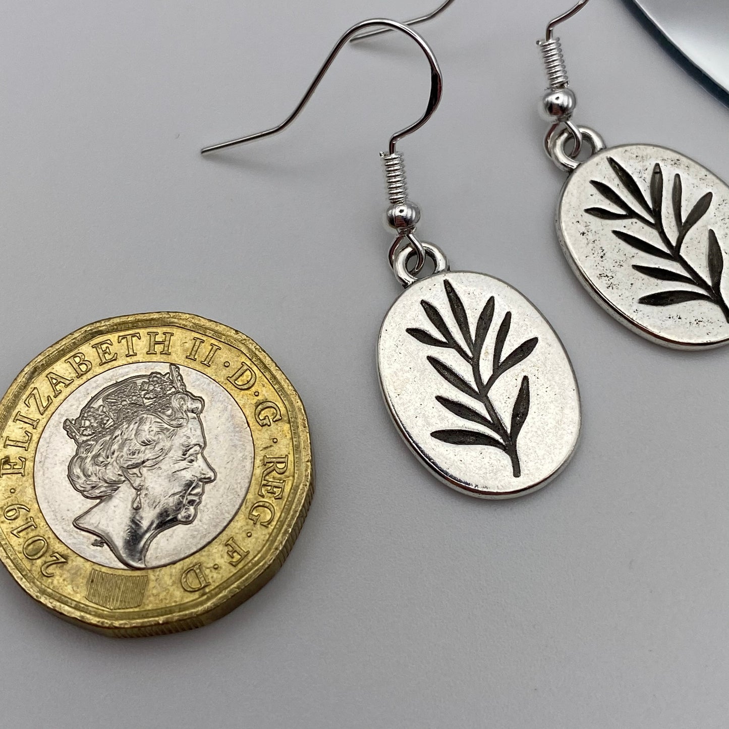 Leaf Imprint Earrings