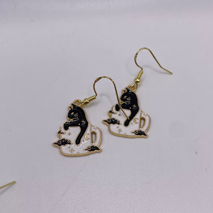 Self Care Cats Earrings