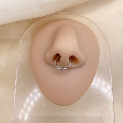 Snake Nose Septum Hoop Ring