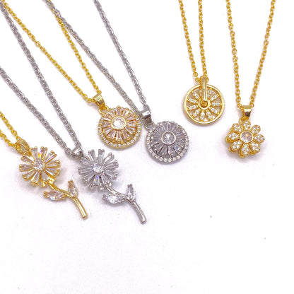 Flower Fidget Necklaces