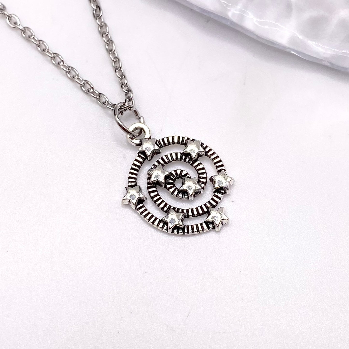 Constellation Star Swirl Necklace