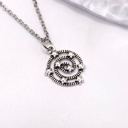 Constellation Star Swirl Necklace