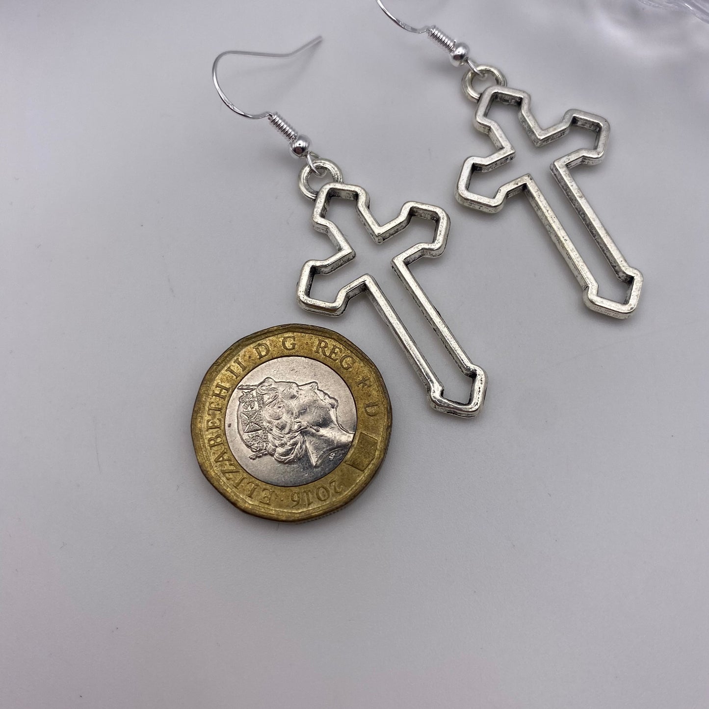 Big Cross Earrings