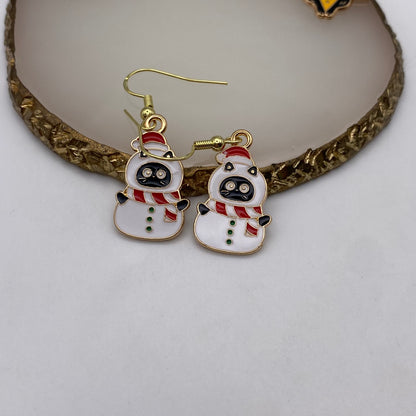 Christmas Cat Earrings