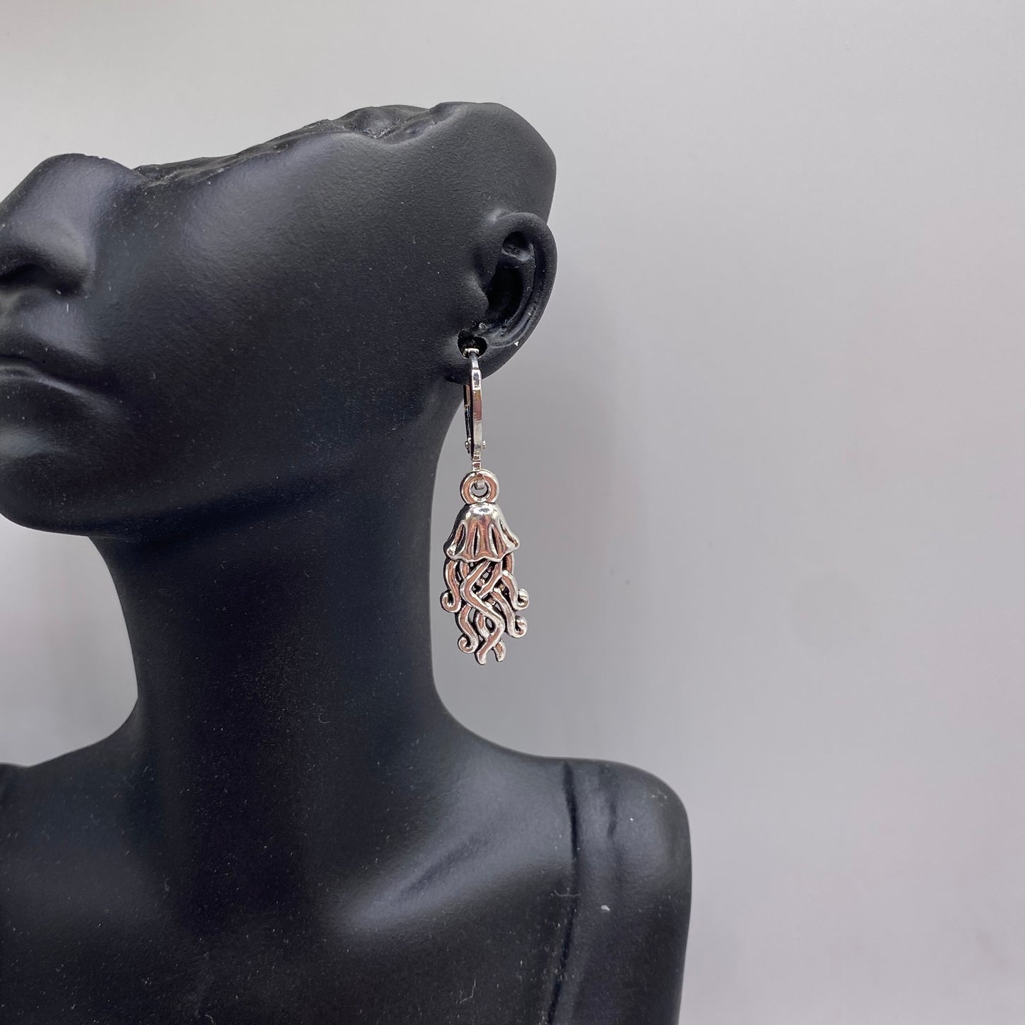 Jellyfish Huggie Hoop Earrings