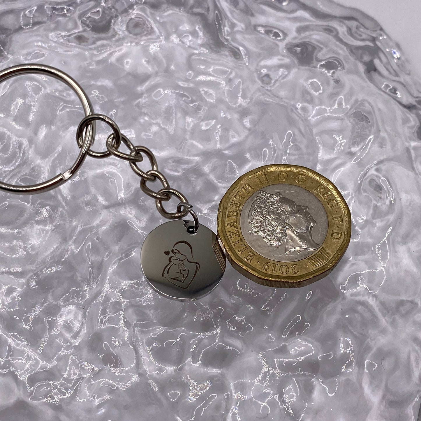 Mother and Child Keyring