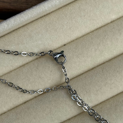 Rose Quartz Tumble Necklace
