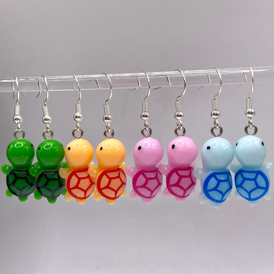 Colourful Turtle Earrings