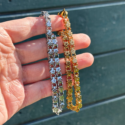 Chunky Flower Bracelet
