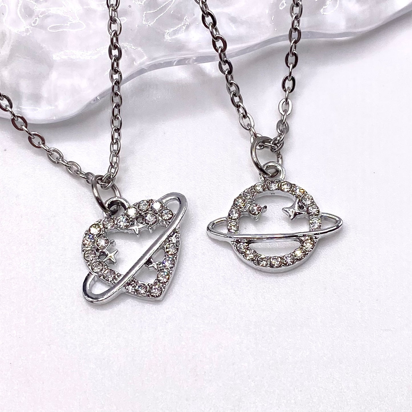 Sparkly Planet Necklace