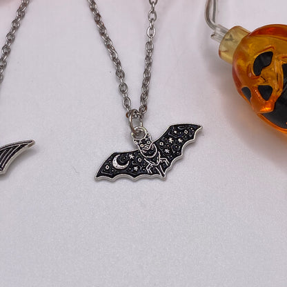 Black Bat Necklace