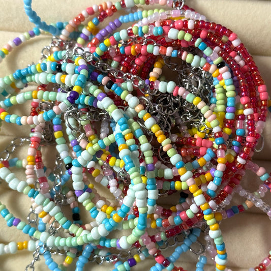 Messy Beaded Necklaces