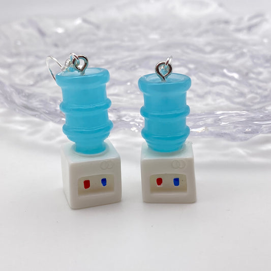 Water Machine Fountain Earrings