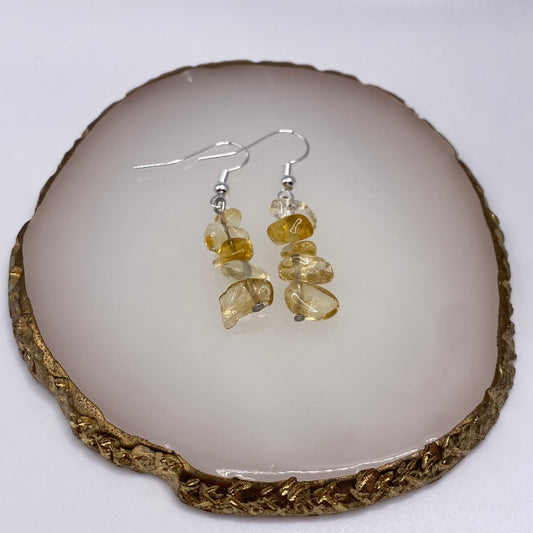 Citrine Crystal Earrings