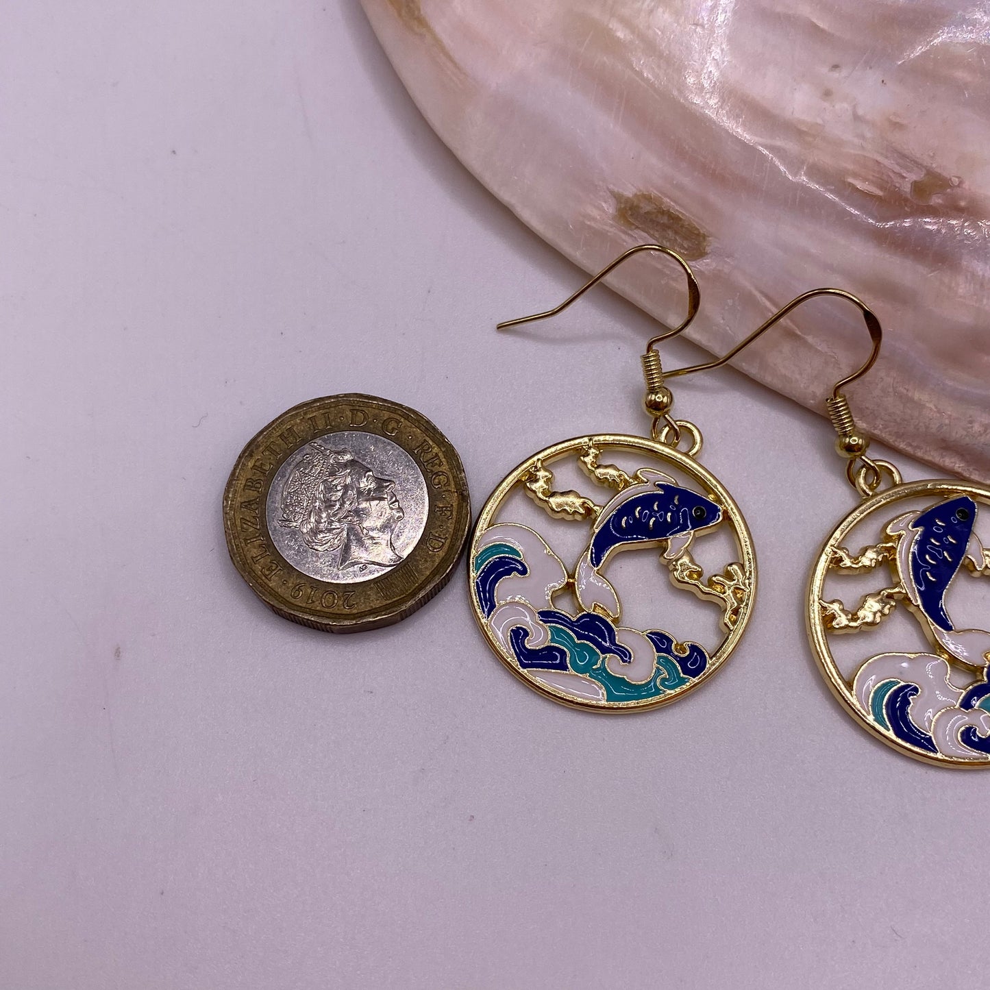 Waves Scene Earrings