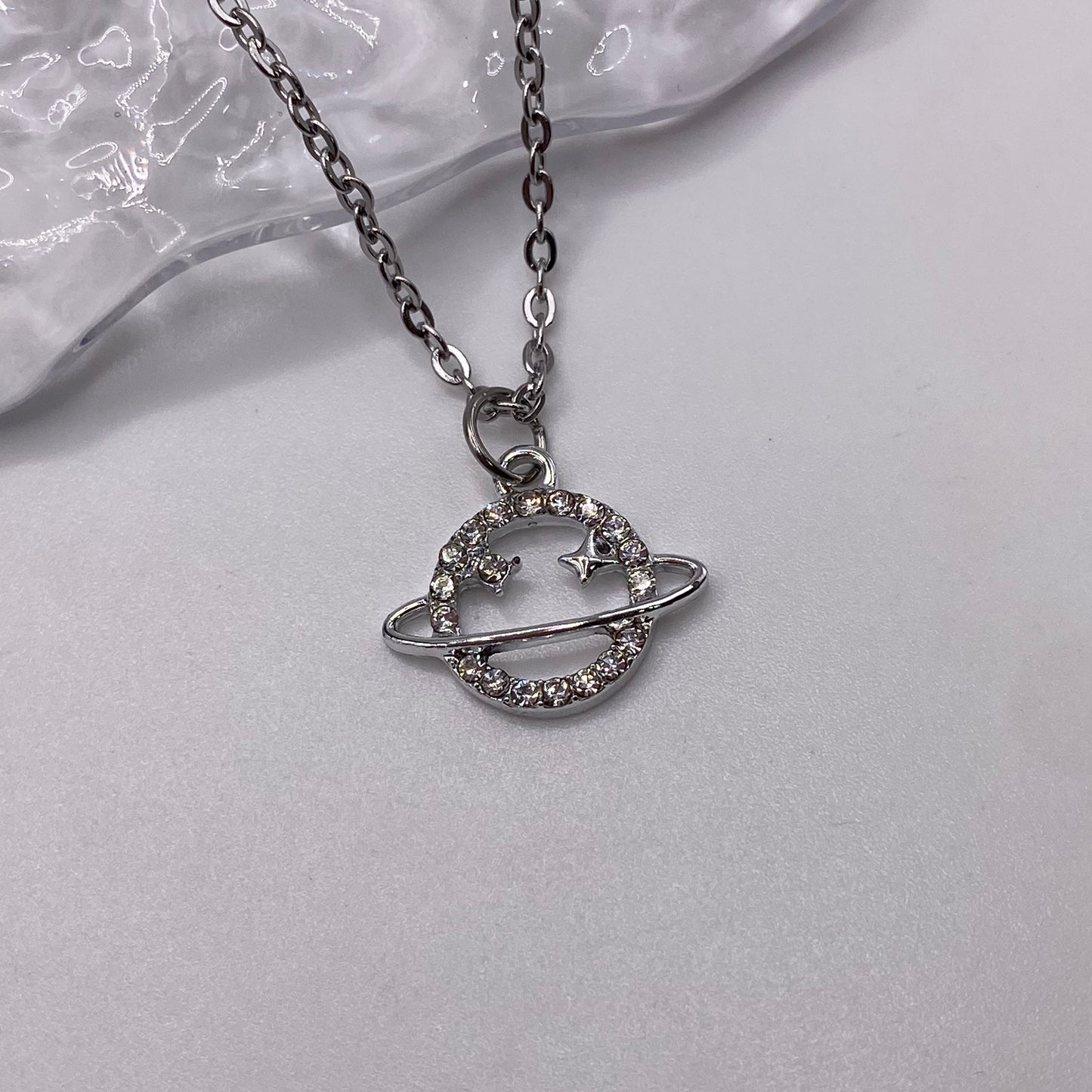 Sparkly Planet Necklace