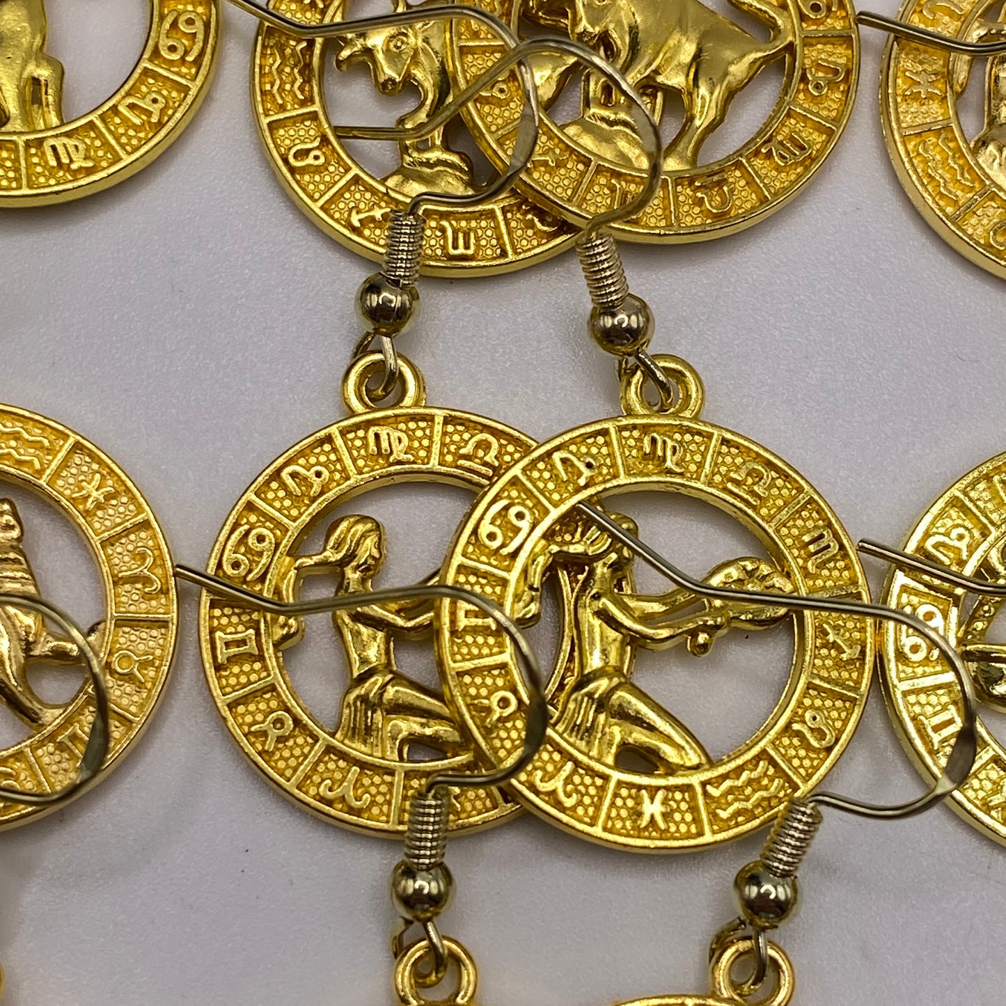 Gold Image Star Sign Earrings