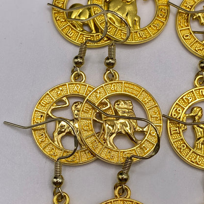 Gold Image Star Sign Earrings