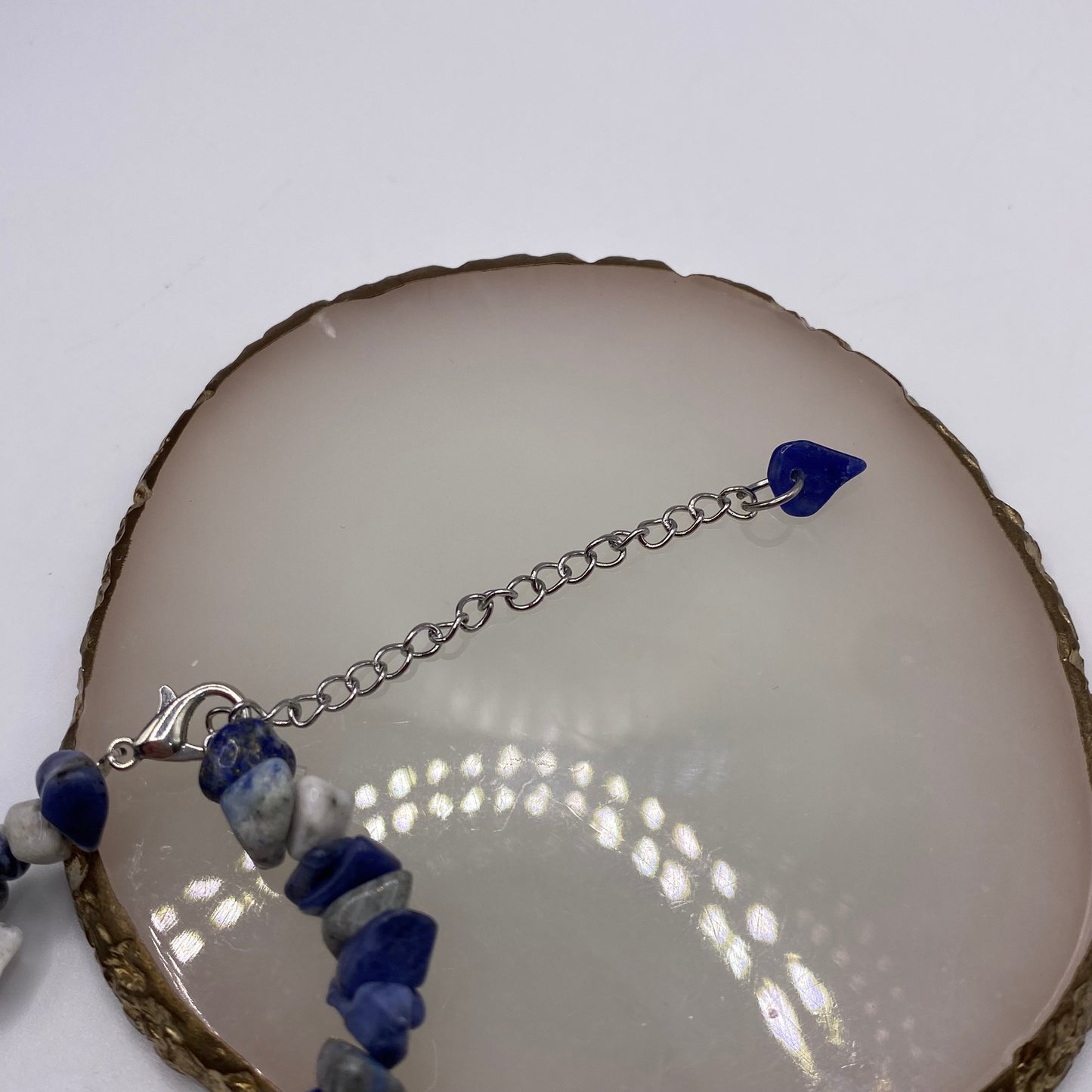 Blue Sodalite Crystal Bracelet