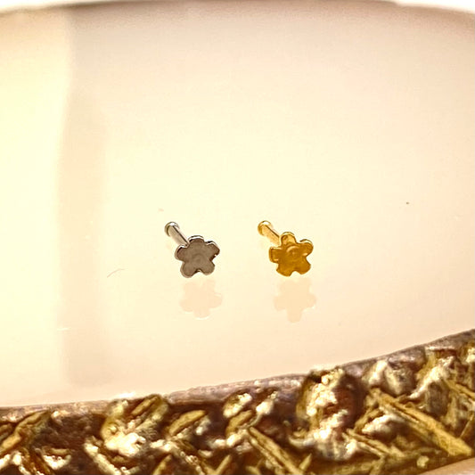 Small Flower Nose Stud Ring