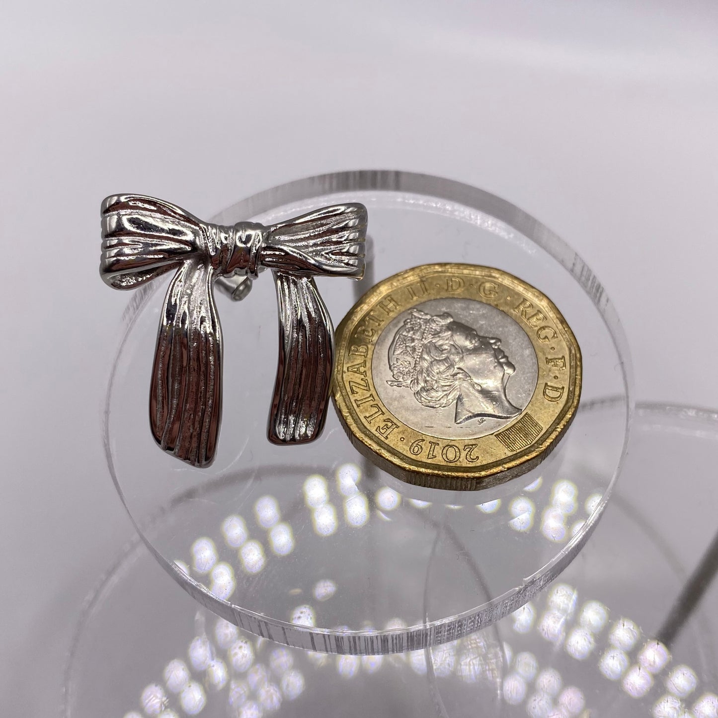 Bow Ribbon Stud Earrings