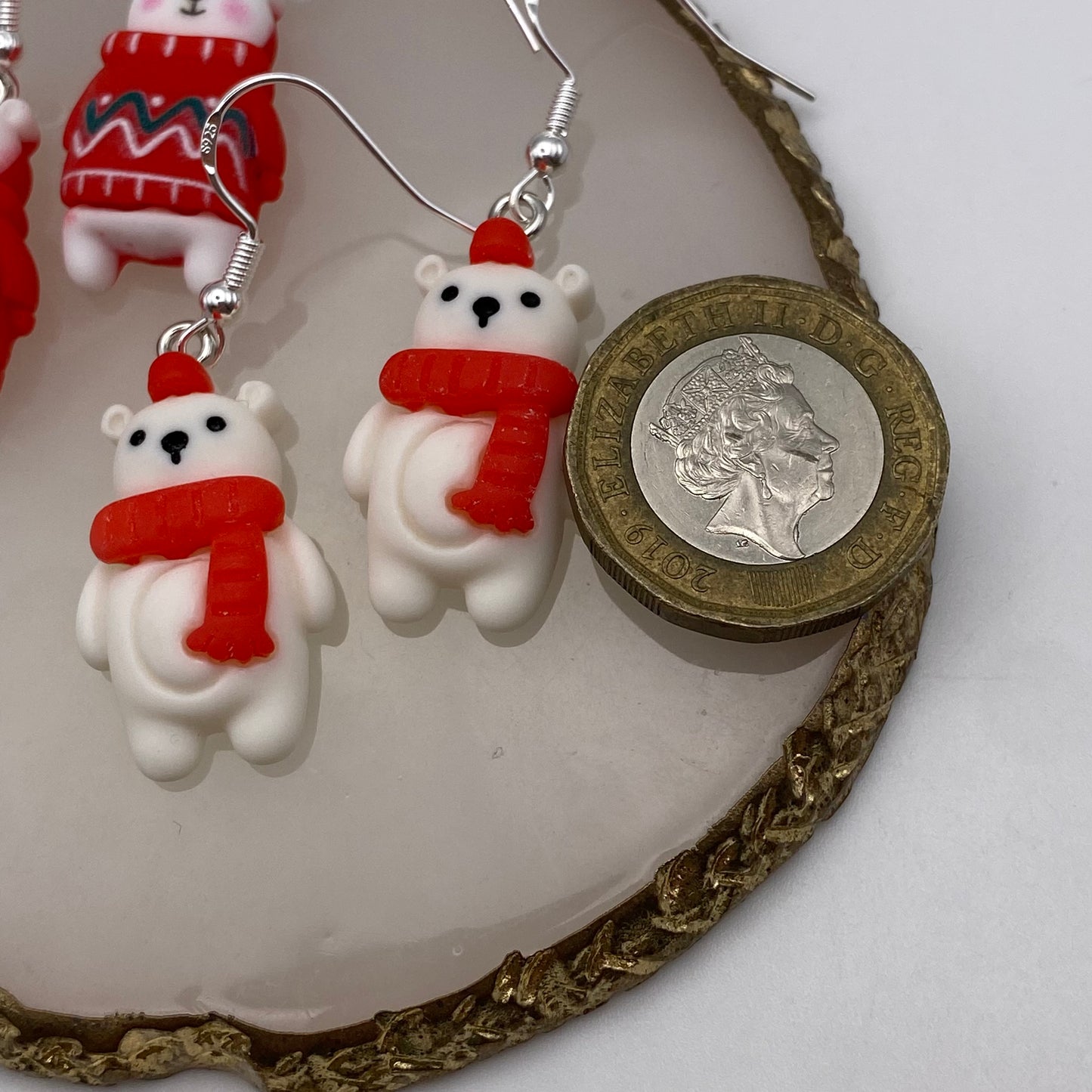 Polar Bear Earrings