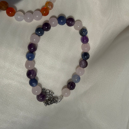 Round Rainbow Crystal Bracelets