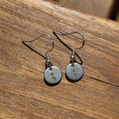 Semi Colon Earrings