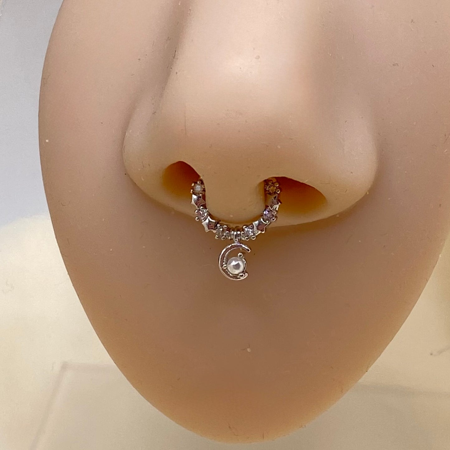 Moon Nose Septum Hoop Ring