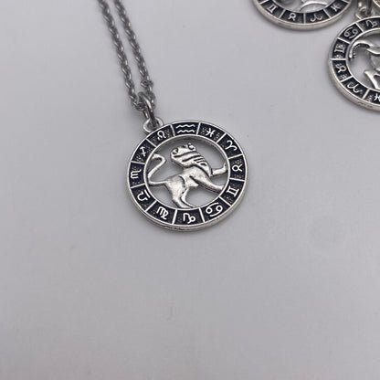 Silver Image Star Sign Necklaces