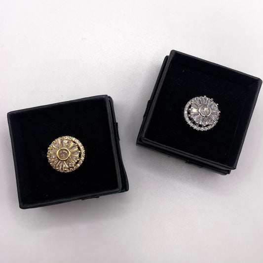 Raised Flower Fidget Ring