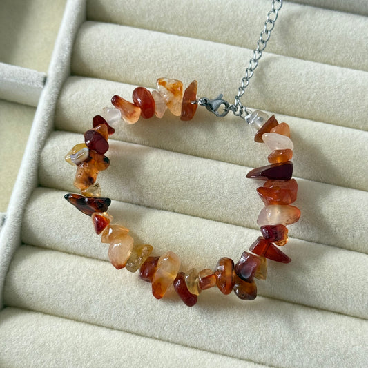 Orange Crystal Bracelet