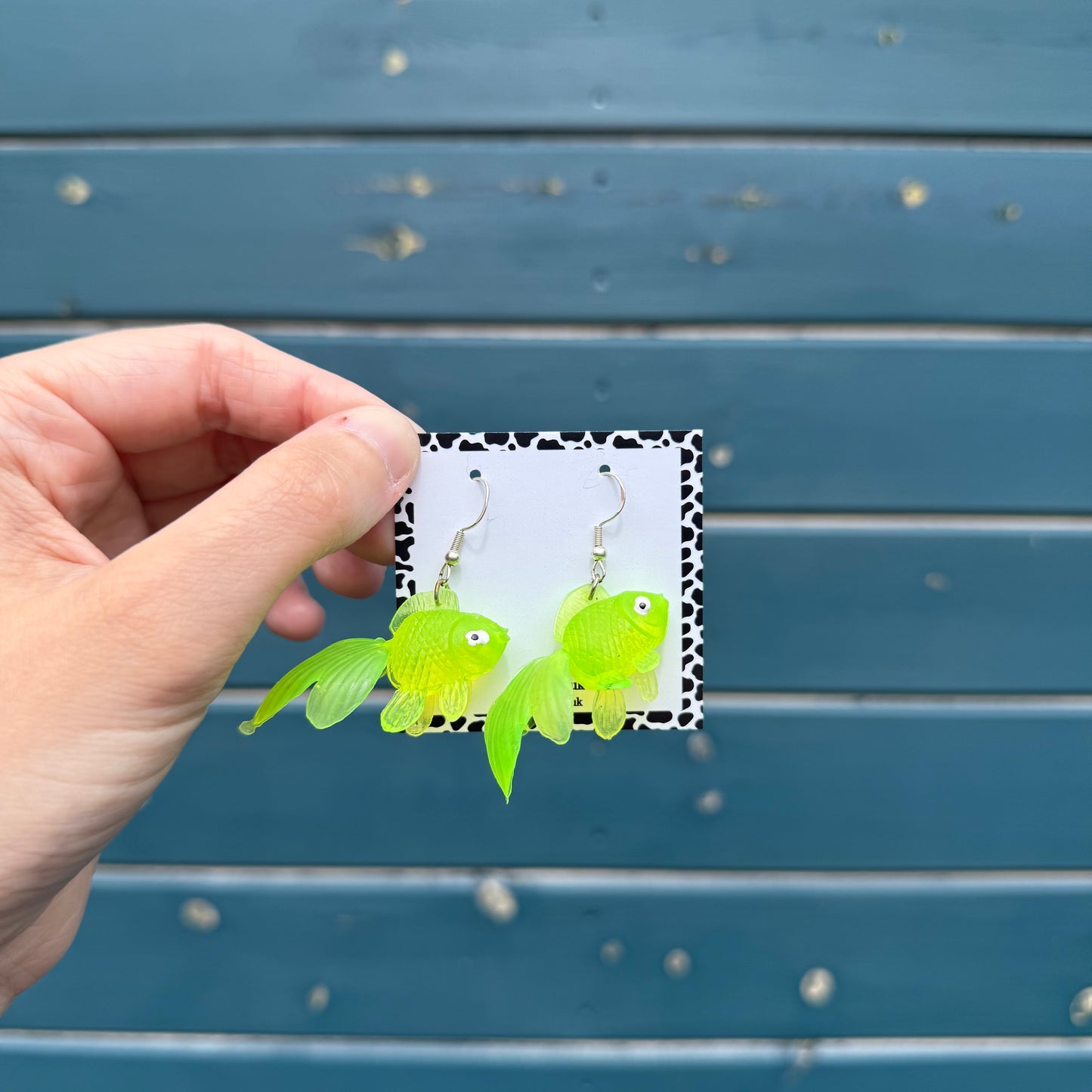 Yellow Fish Earrings