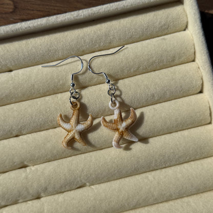 Beachy Shell Print Earrings