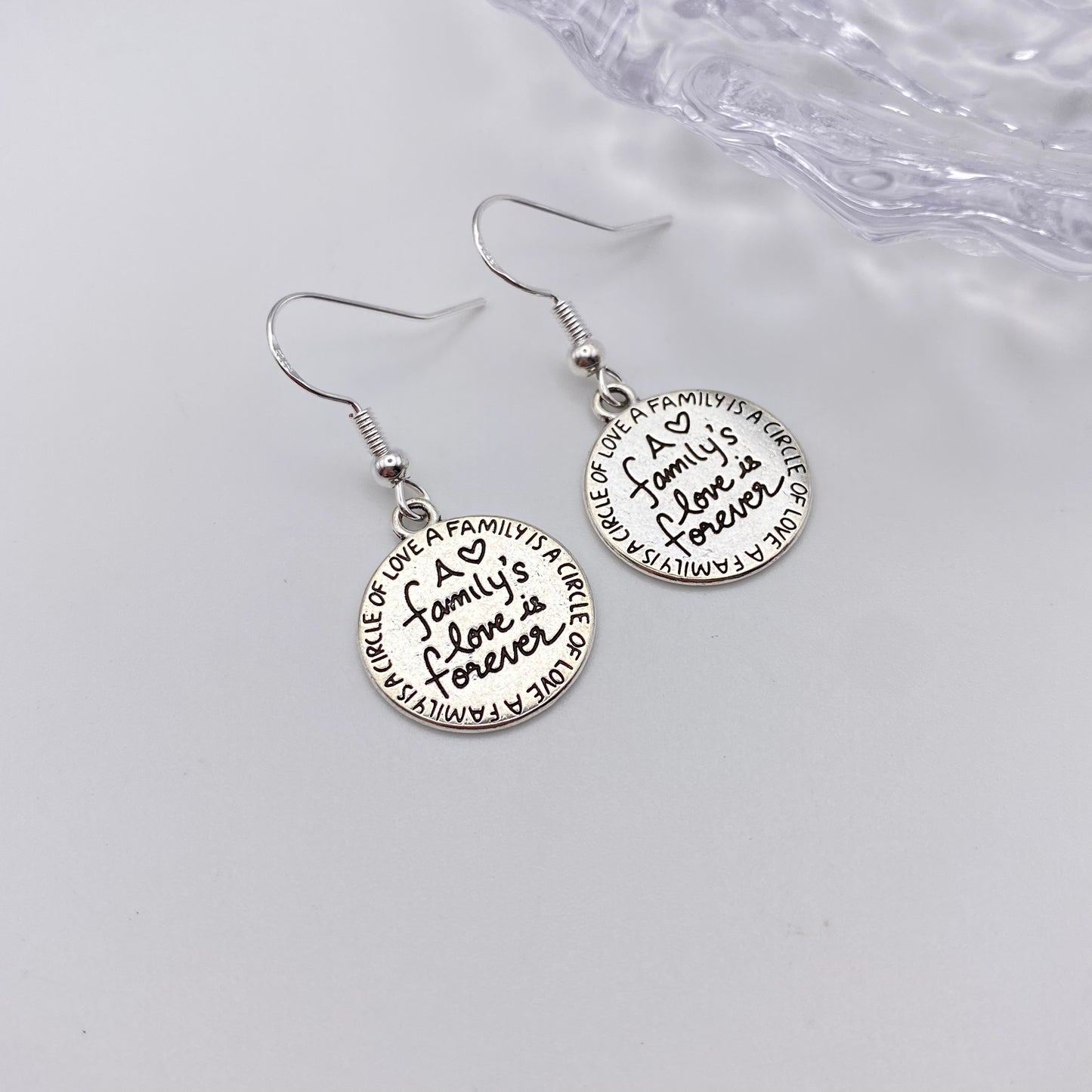 ‘A Family’s Love Is Forever’ Earrings