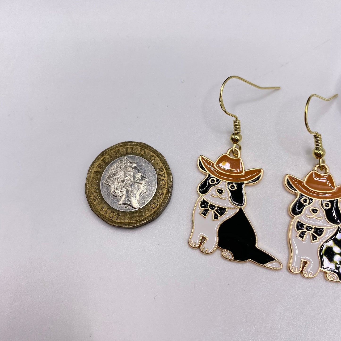 Cowboy Dog Earrings